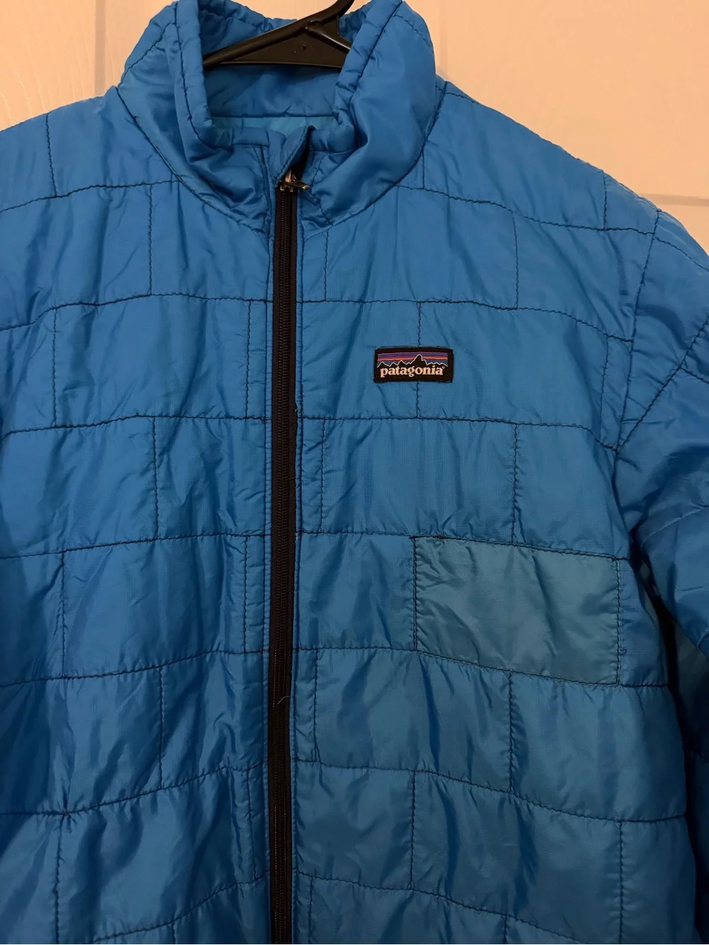 Patagonia Kids Blue Quilted Puffer Jacket